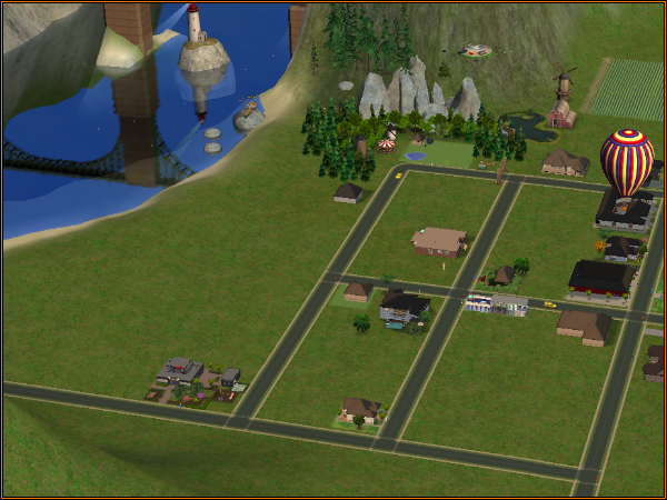 Sims 2 Default Replacement Terrain - Mallow Meadow